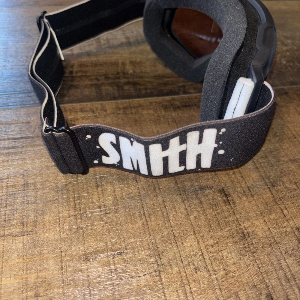 Smith Optics Daredevil Ski Goggles Black Frame Orange Tinted Lens UV Adj